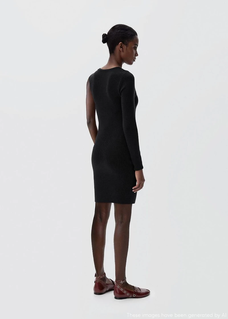 Sleeveless knitted dress