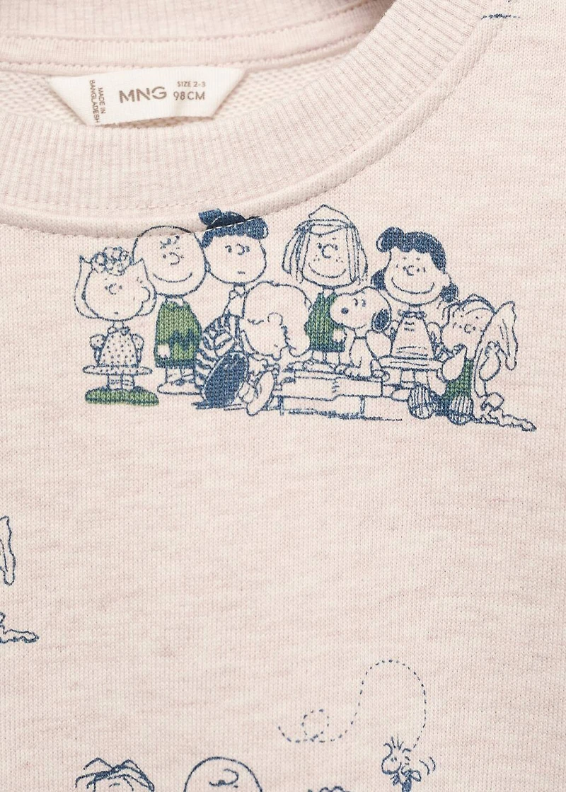 Snoopy cotton sweatshirt