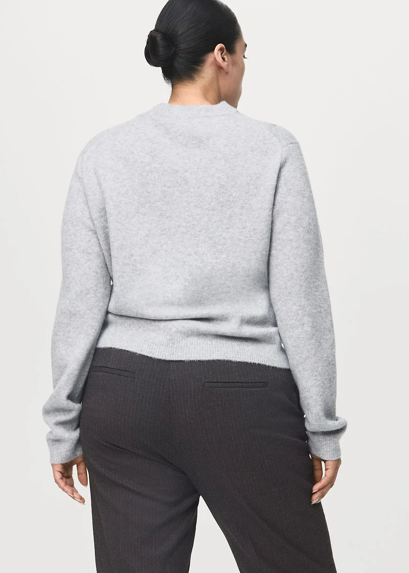 Cropped tailored pinstripe pants
