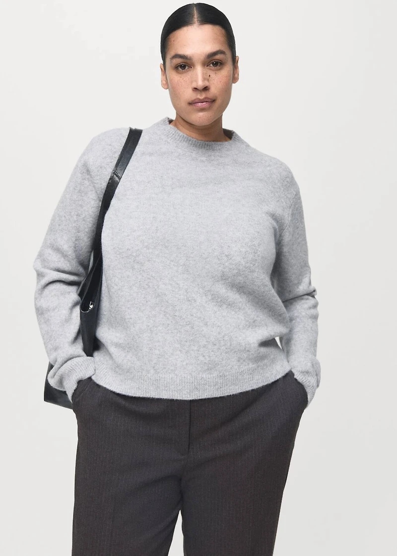 Cropped tailored pinstripe pants