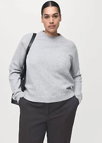 Cropped tailored pinstripe pants
