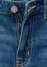 Midi denim skirt
