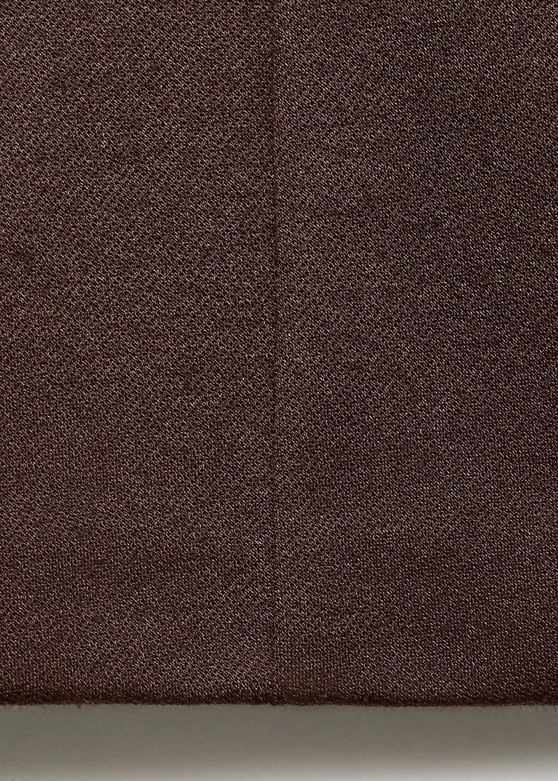 Sleeveless top with stitching detail