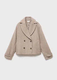 Wool fabric coat