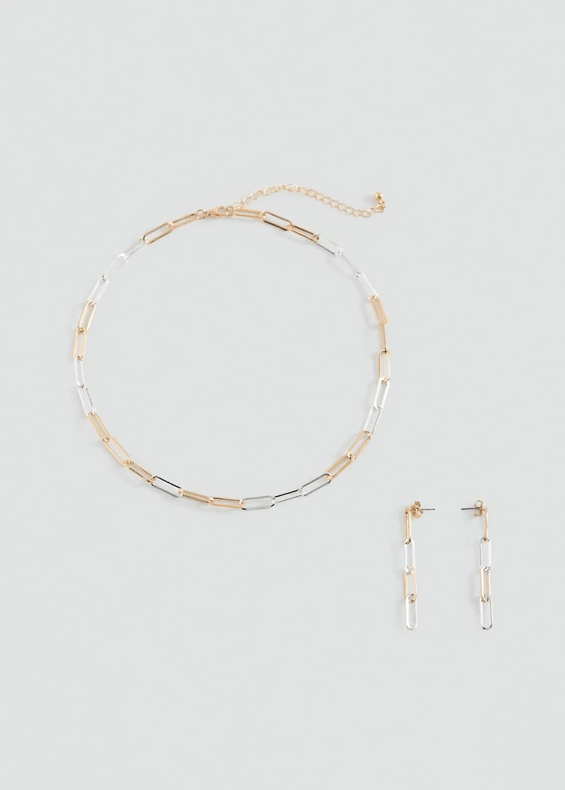 Necklace and earrings set