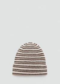 Striped knit hat