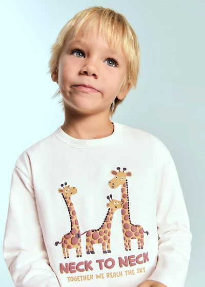 Embossed printed t-shirt