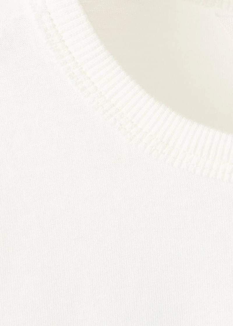 Embossed printed t-shirt