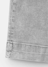 Wide leg jeans with studs