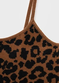 Leopard Stitch Top