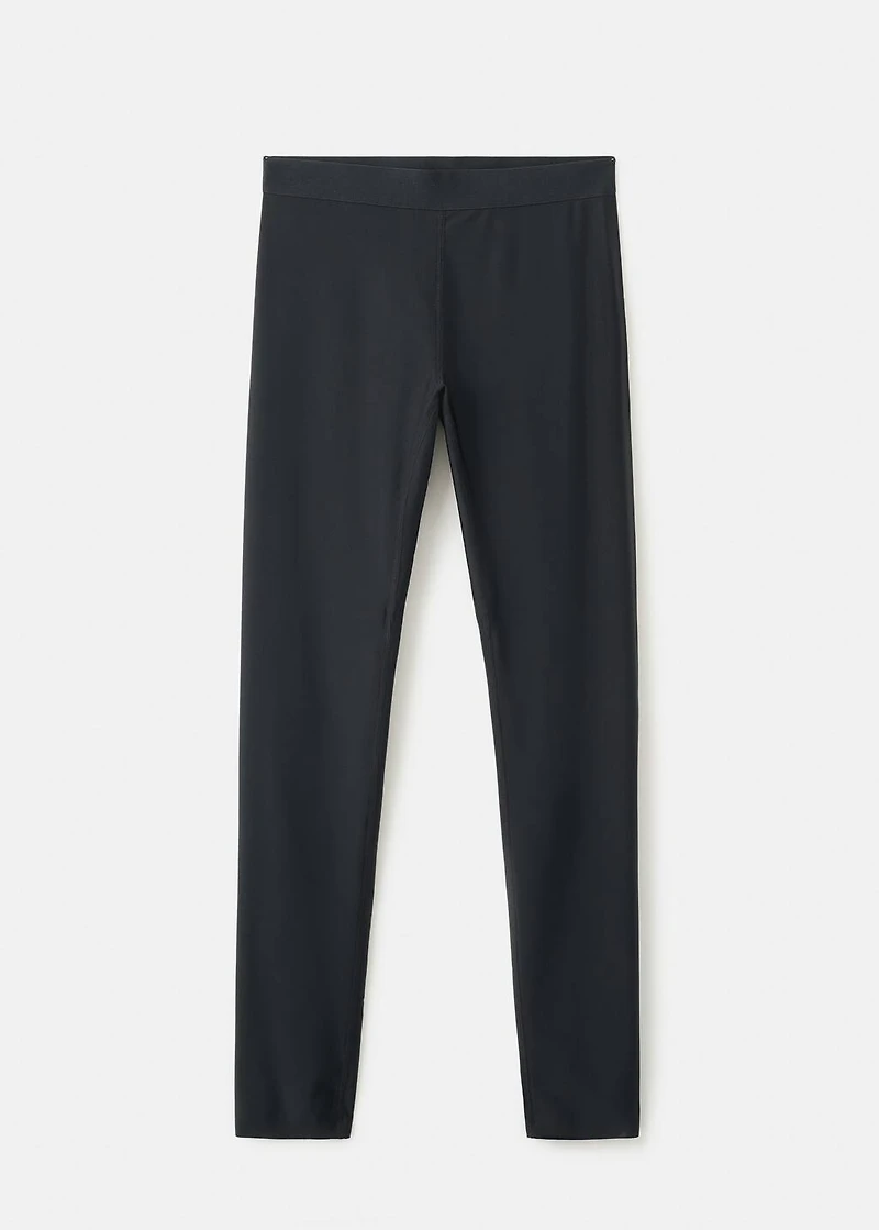 Leggings with zipper