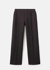 Jogger pants with seam detail