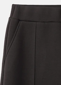 Jogger pants with seam detail