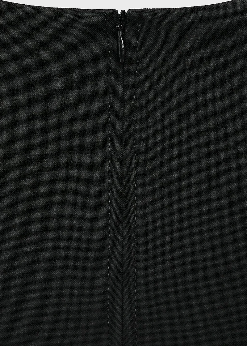 Short dress with pocket