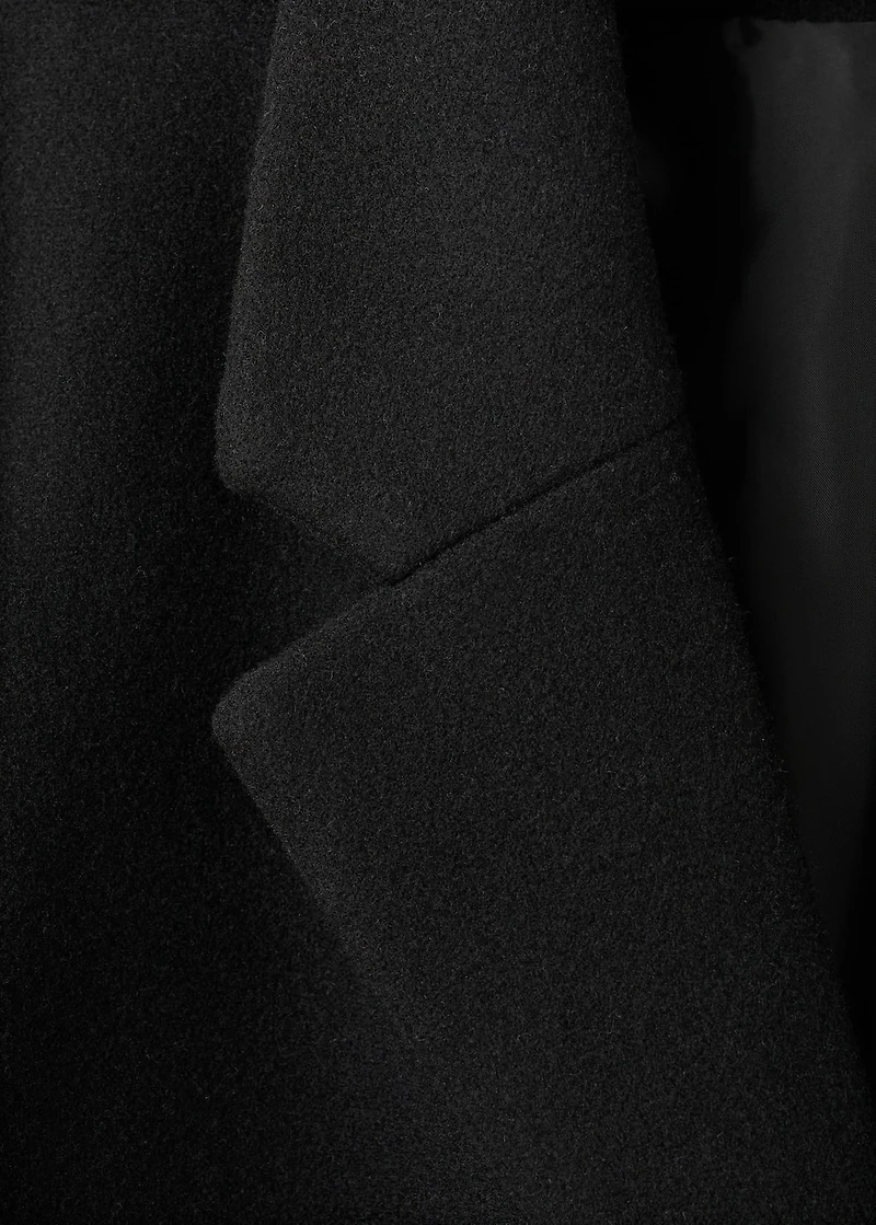 Long cloth coat