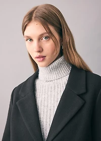 Long cloth coat