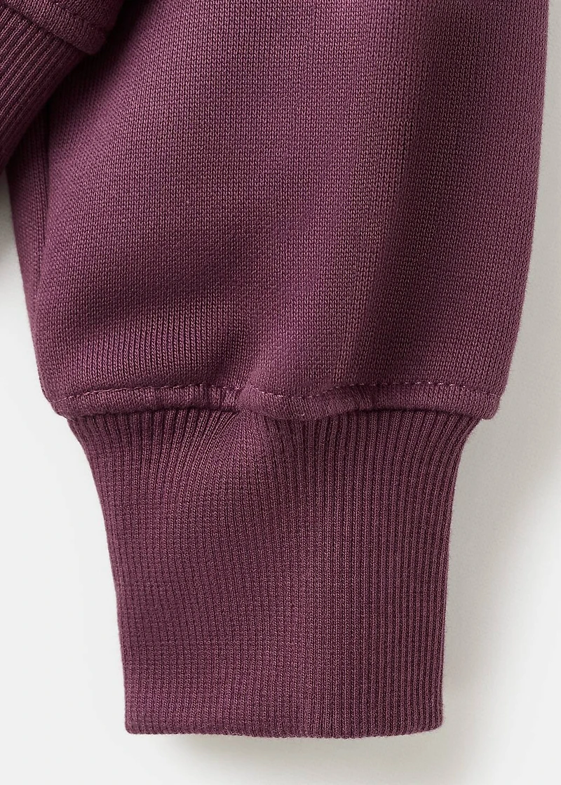 Printed cotton sweatshirt