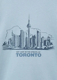 Printed long sleeve t-shirt