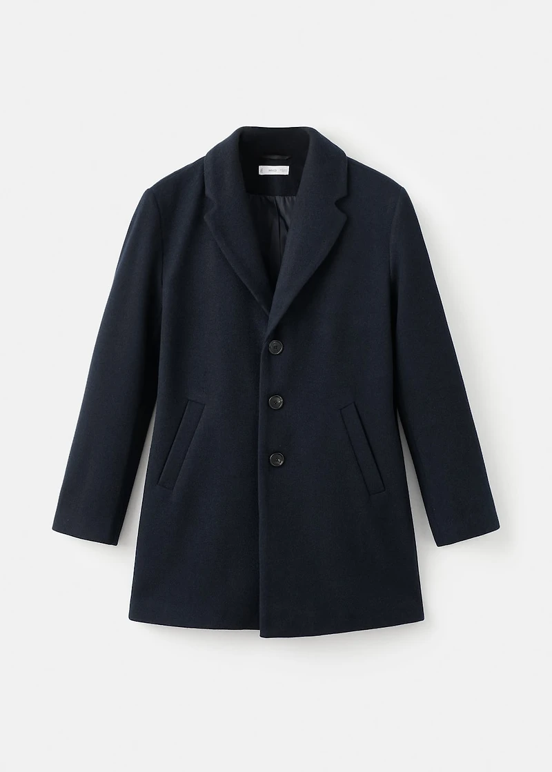 Cloth midi-coat