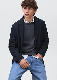 Cloth midi-coat