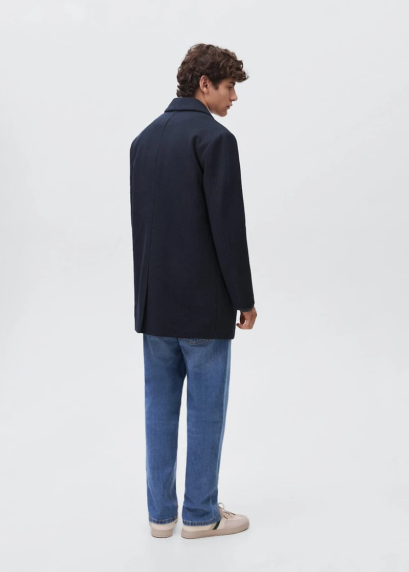 Cloth midi-coat