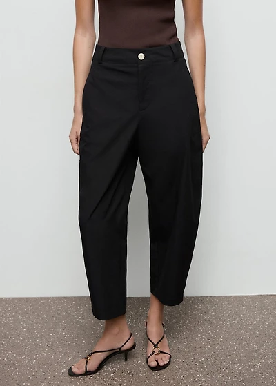High-waisted balloon pants