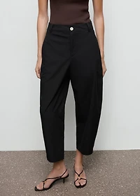 High-waisted balloon pants