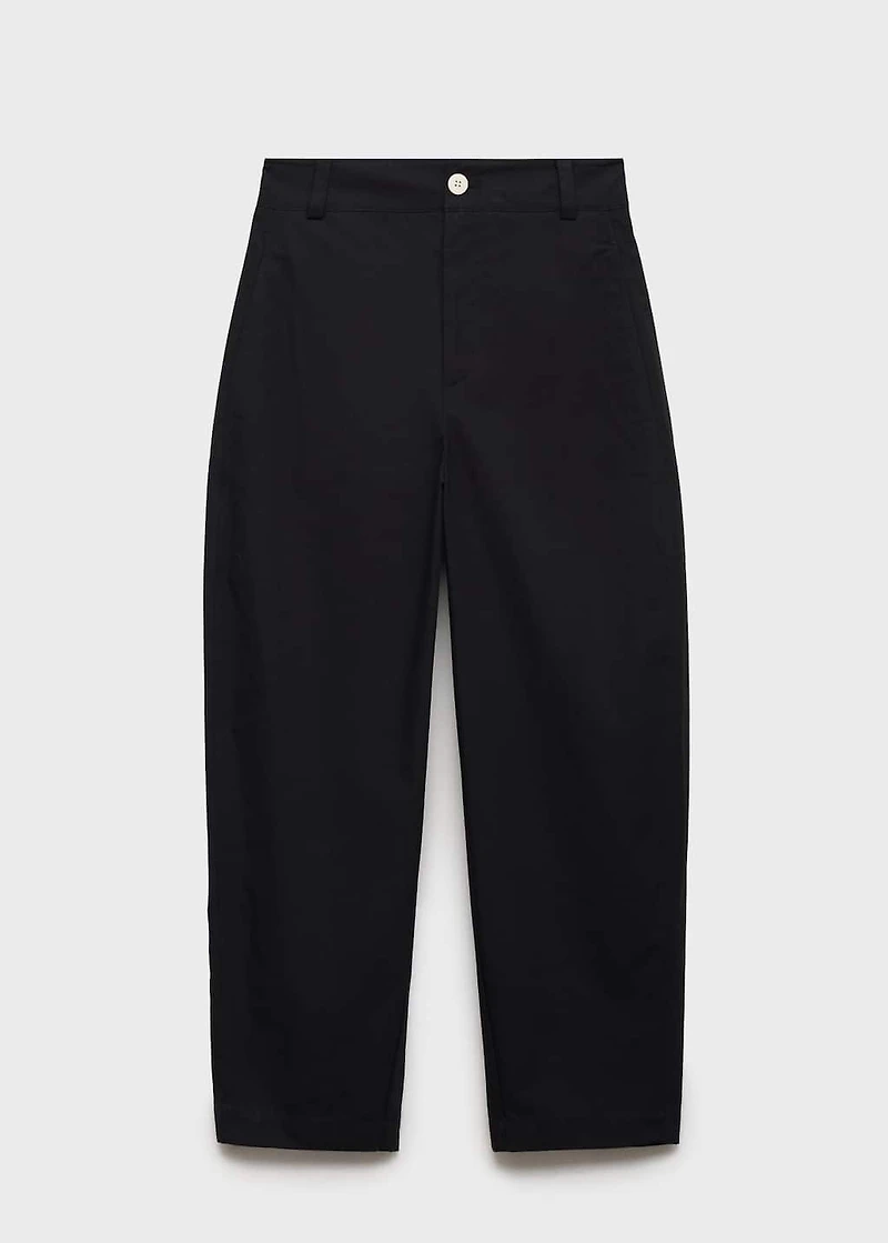 High-waisted balloon pants