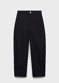 High-waisted balloon pants
