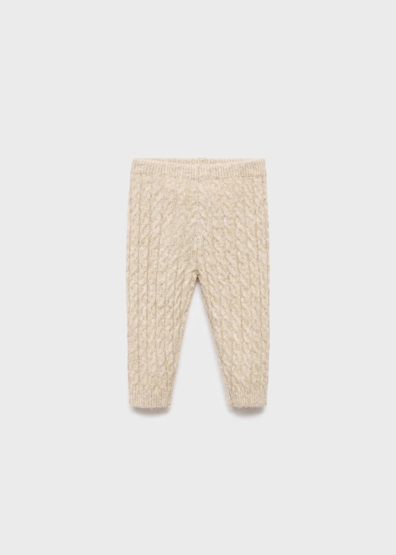 Knitted leggings