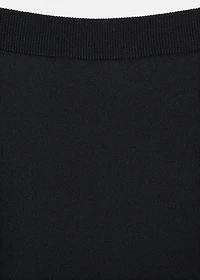 Long knitted skirt
