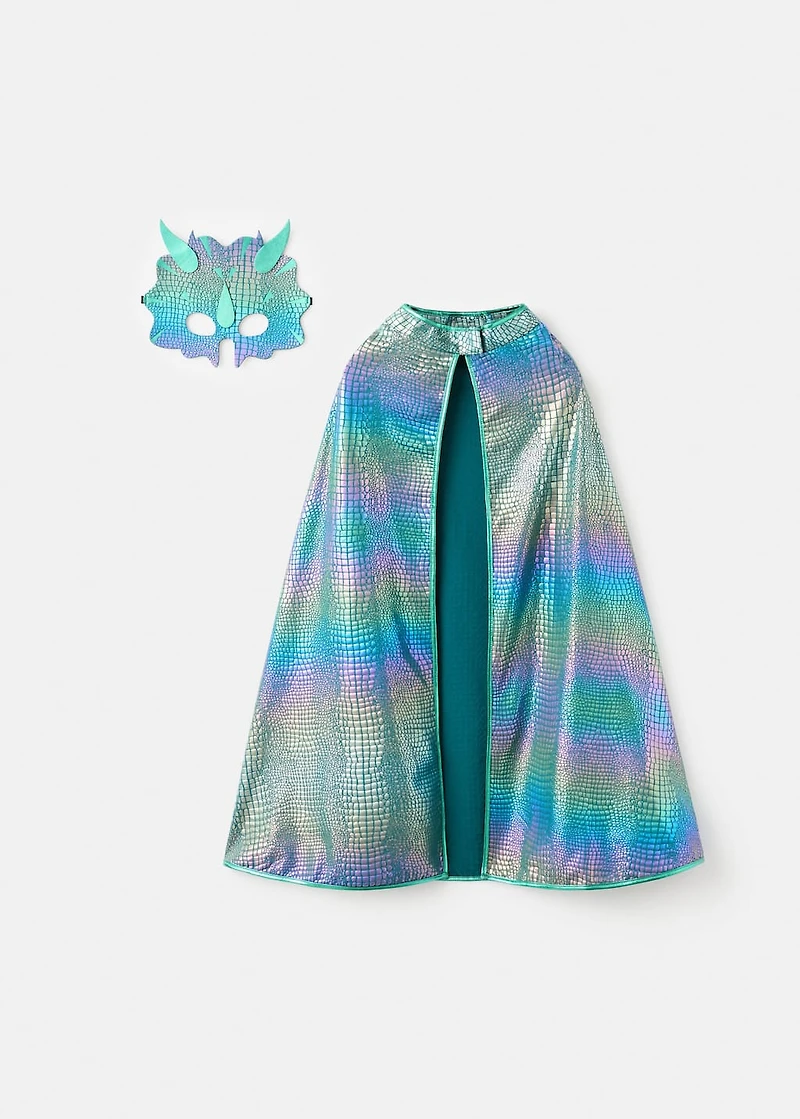 Dragon mask cape