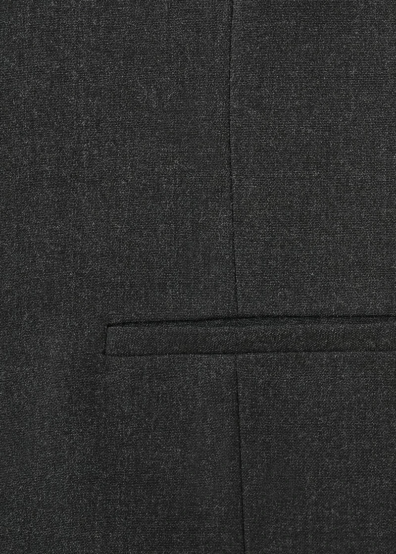 Round-neck suit vest