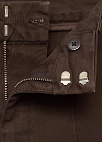 High-waist wide leg jeans with seams
