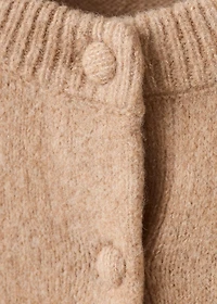 Knitted button cardigan