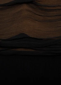 Contrasting textured dress