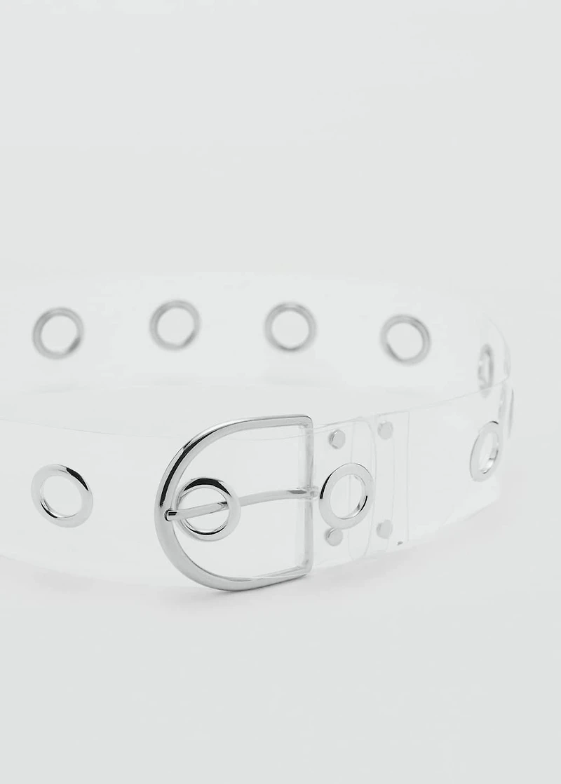 Die-cut vinyl belt