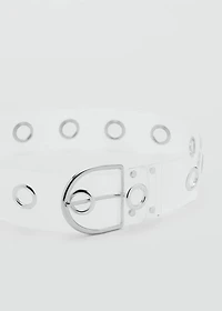Die-cut vinyl belt