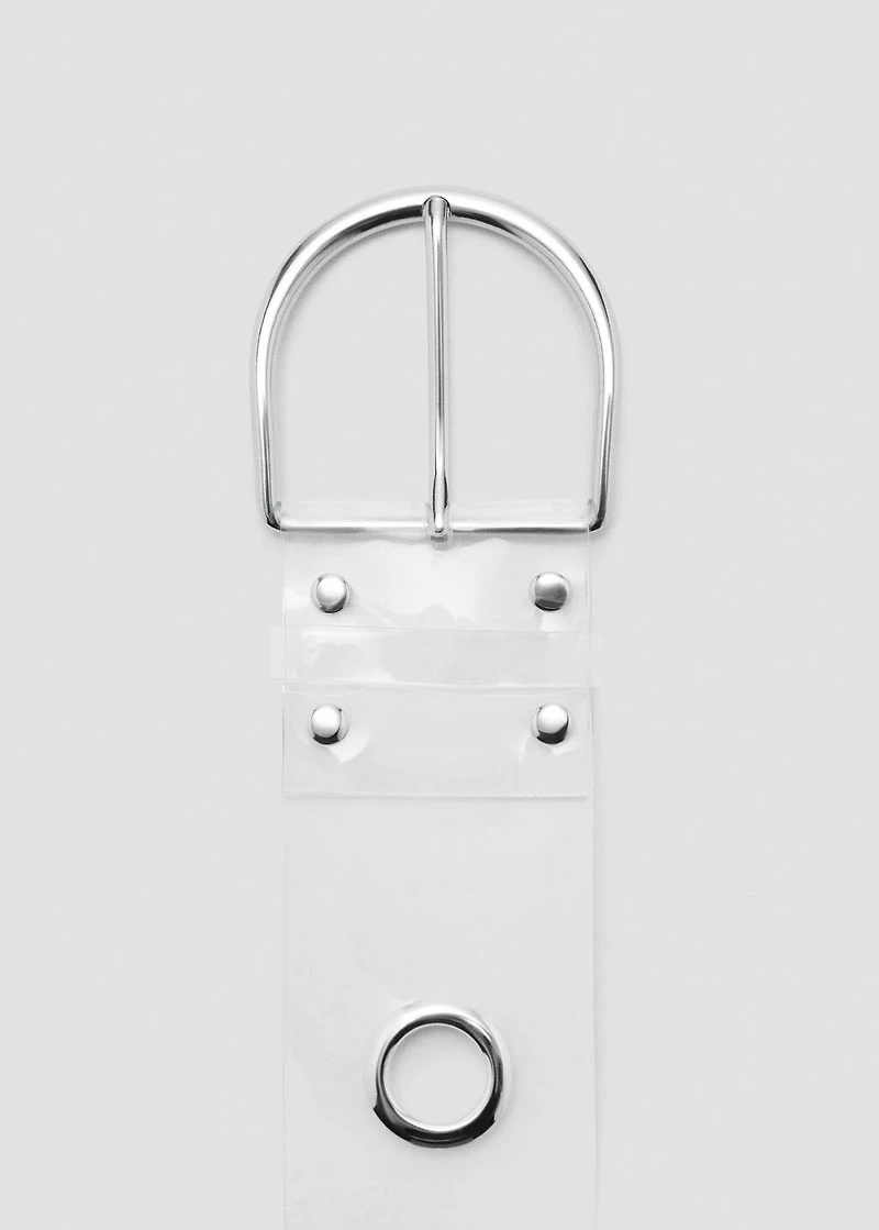 Die-cut vinyl belt