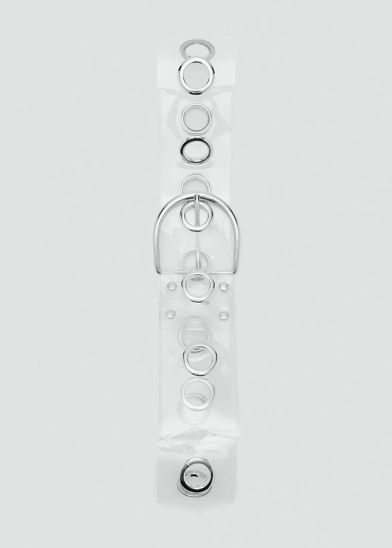 Die-cut vinyl belt