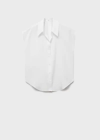 Lyocell sleeveless shirt