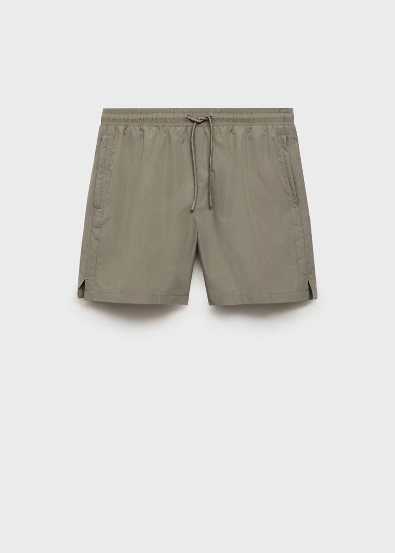 Swimsuit with zip pockets