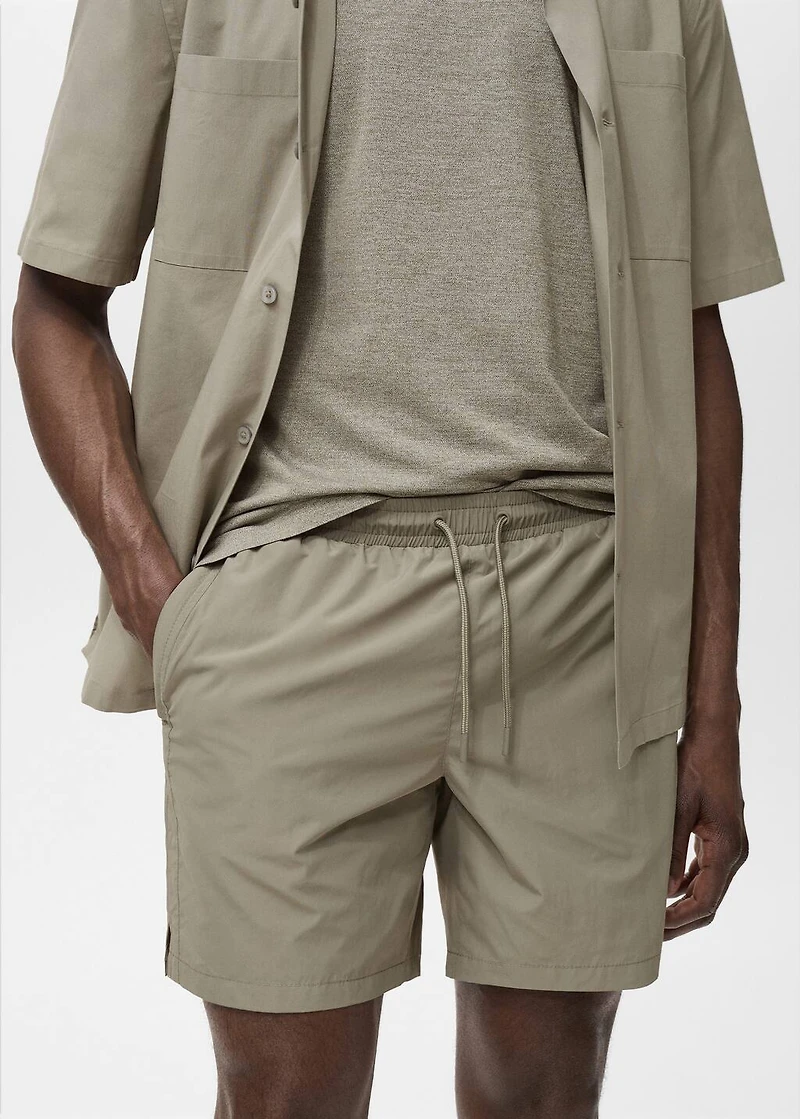 Swimsuit with zip pockets