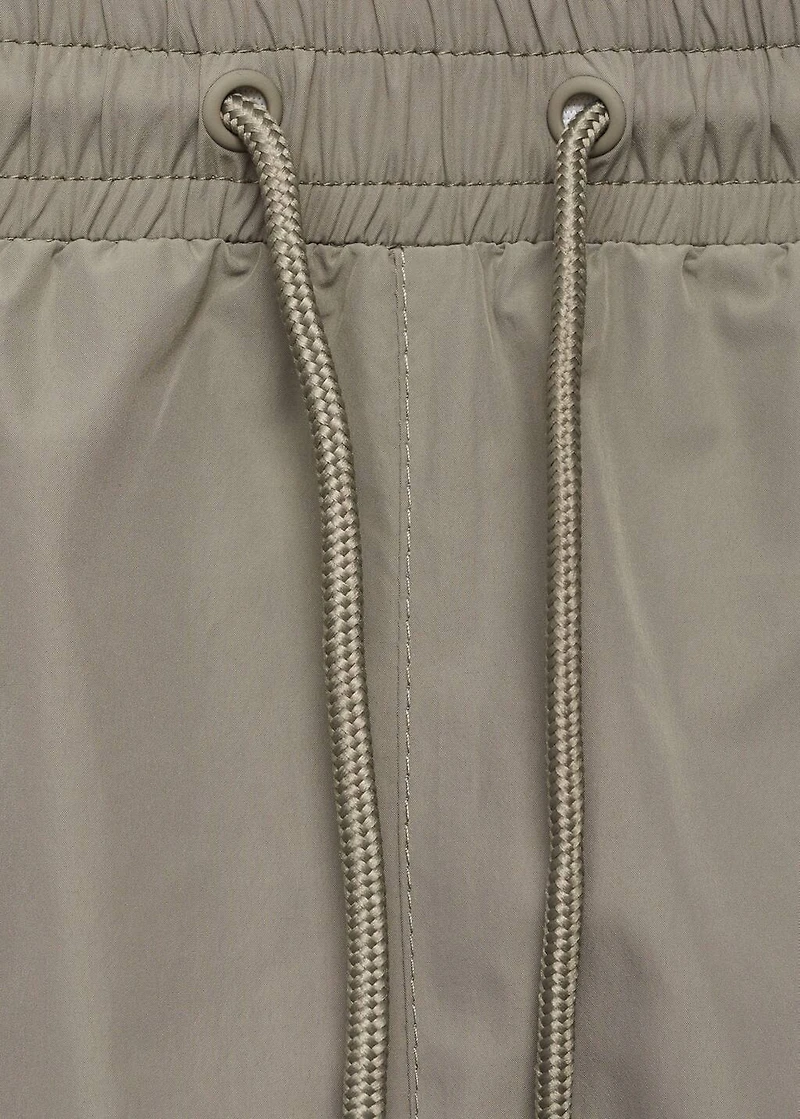 Swimsuit with zip pockets