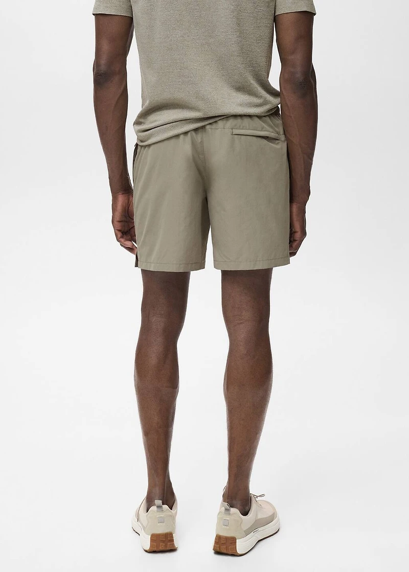 Swimsuit with zip pockets