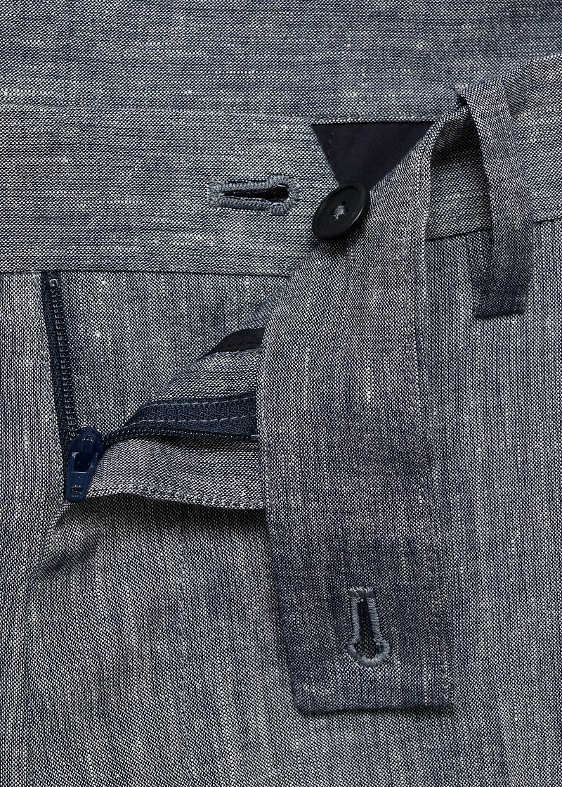 Slim fit linen pants
