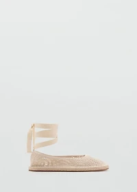 Crochet ballet flats