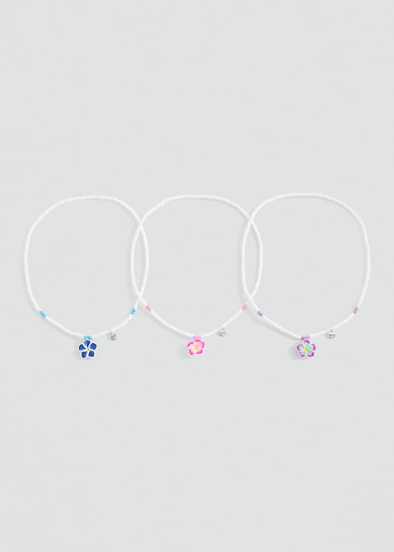 Pack of 3 combined necklaces