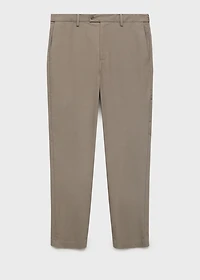 100% slim-fit cotton pants