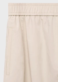 Cotton paperbag pants